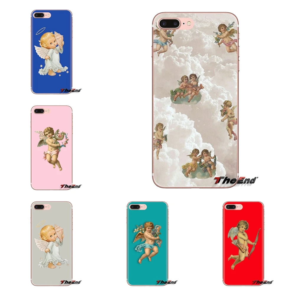 Ренессанс Ангелы для Huawei G7 G8 P7 P8 P9 P10 P20 P30 Lite Mini Pro P Smart Plus 2017 2018 2019 прозрачные мягкие