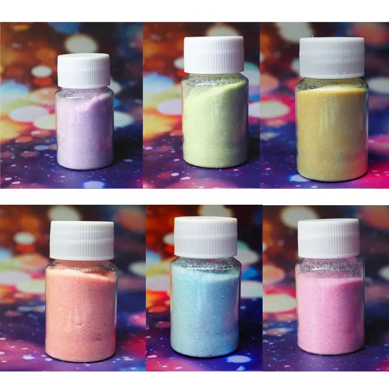 Блестящий смоляный пигментный слюдяной порошок ярких цветов блестящий секвент