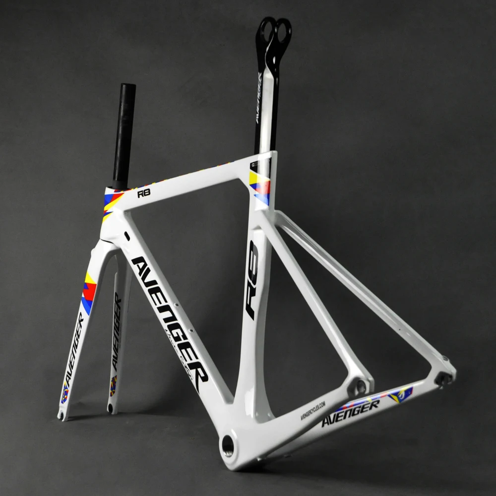 Новая рама из углеродного волокна Avenger R8 аэродинамическая для дорожного
