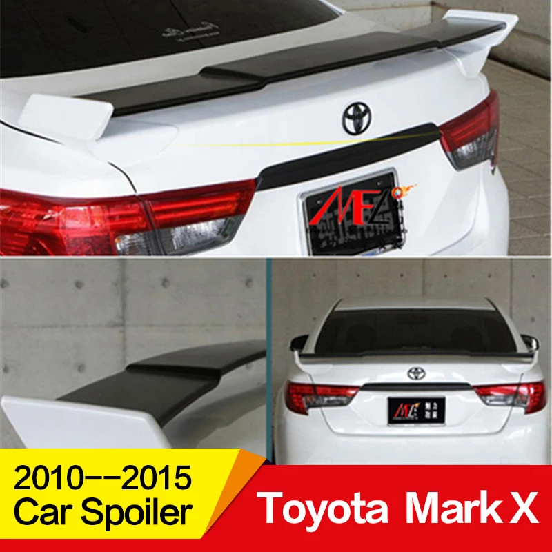 Используется для Toyota Mark X рейз спойлер 2010 11 12 13 14 15 16 17 год FRP материал с цветным задним крылом стиль спойлер, аксессуары