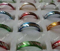 2000pcs 20sets wholesale jewelry ring lots pretty multicolor aluminum alloy rings new free shipping rl088