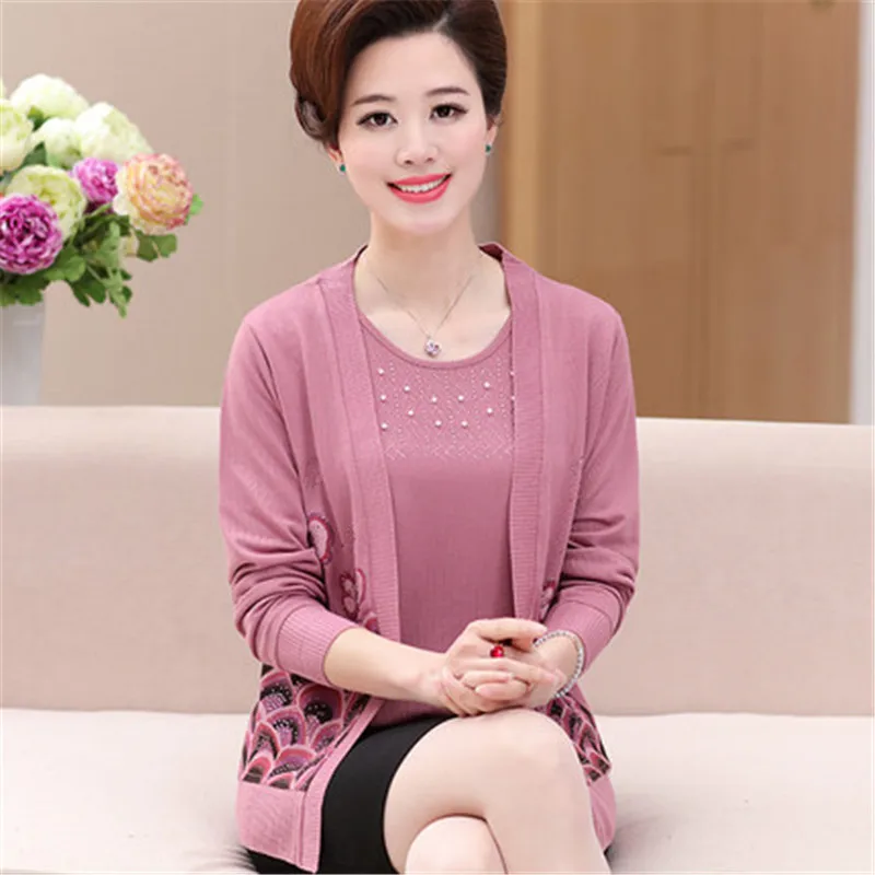 Женский свитер OKXGNZ Повседневный из двух предметов на весну и осень|sweater cardigan|casual