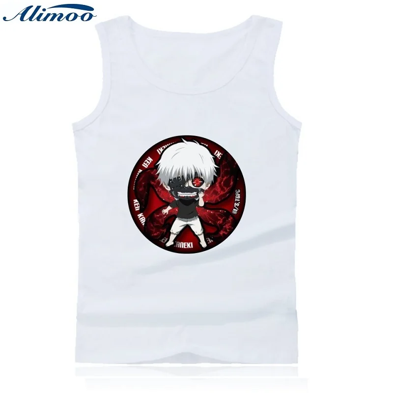 Аниме Токио Вурдалака Мужчины Танк Рукавов Топы И Мультфильм Мужская Clothing