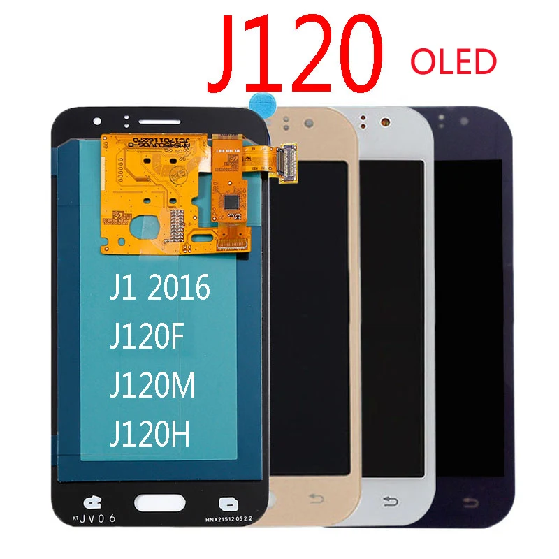 OLED TFT ЖК-дисплей для samsung Galaxy J120 J1 F120F Duos ЖК-дисплей сенсорный дигитайзер сборка