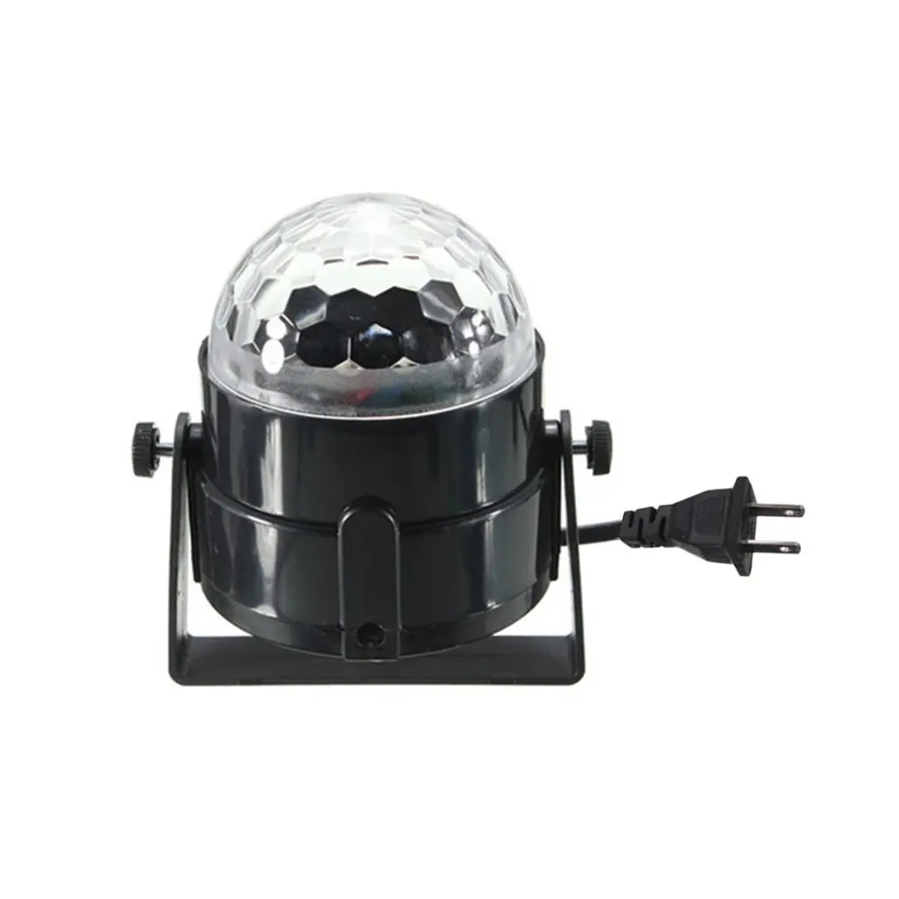 Голос Управление RGB светодио дный сценические лампы кристалл магический шар