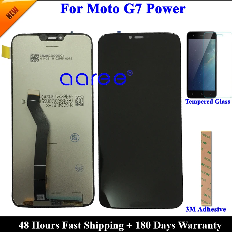 ЖК дисплей для Moto G7 Power Play с сенсорным дигитайзером в сборе|Экраны мобильных