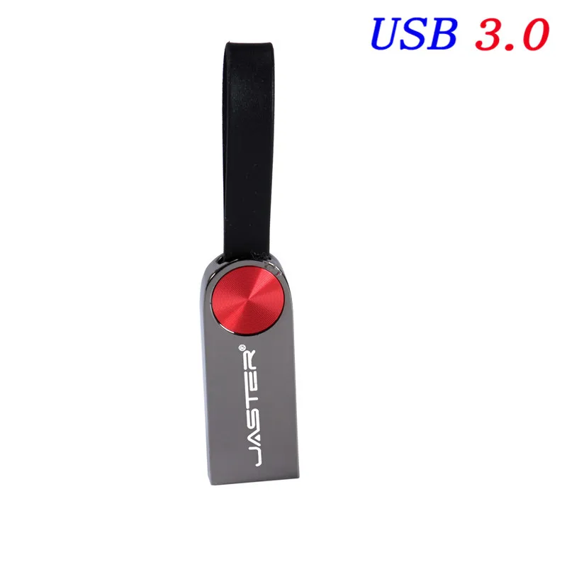 Red JASTER USB 3,0 металлические 64 ГБ 32 ГБ 16 ГБ 4 ГБ флеш-накопители модные высокоскоростные металлические водонепроницаемые usb-флешки(более 10 шт. бесплатный логотип - Цвет: Red