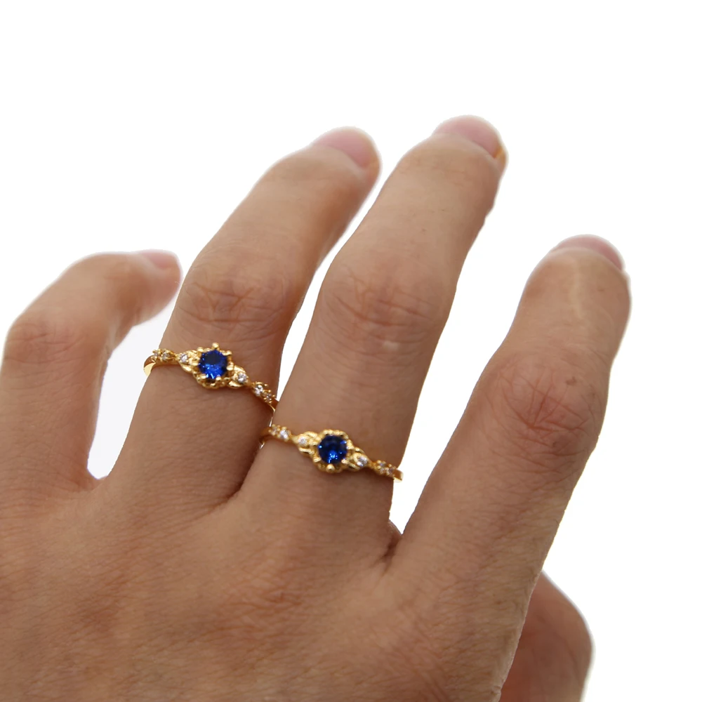 Женское Обручальное Кольцо Vecalon обручальное кольцо золотого цвета с фианитом и 5