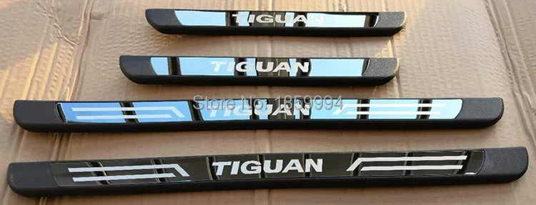 Для 2017 2021 VW Tiguan mk2 Автомобильная предохранительная пластина дверной порог
