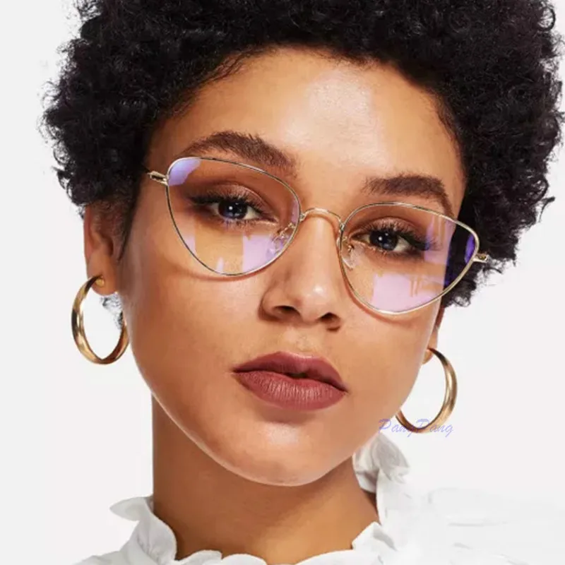 Montatura per occhiali Cat Eye donna 2021 moda occhiali trasparenti lente miopia montatura per occhiali da vista oculos feminino occhiali da vista donna