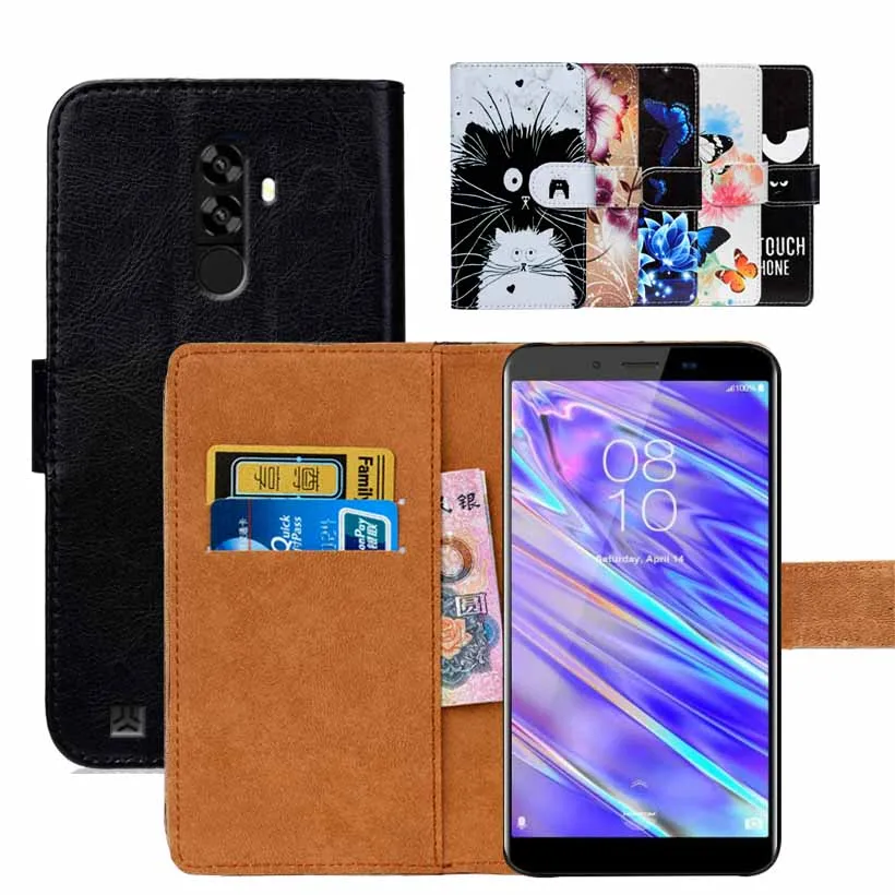 Новый чехол книжка из искусственной кожи с принтом для HOMTOM S99i Ультратонкий
