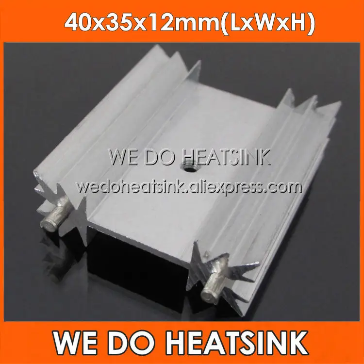 Алюминиевый радиатор MOSFET 4 шт. 40x35x12 мм|heatsink suppliers|heatsink caseprice of green tea |