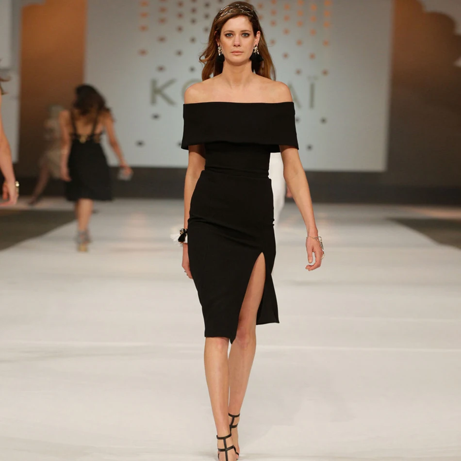 Сексуальное Клубное платье миди 2020 Новое Женское летнее с открытыми плечами