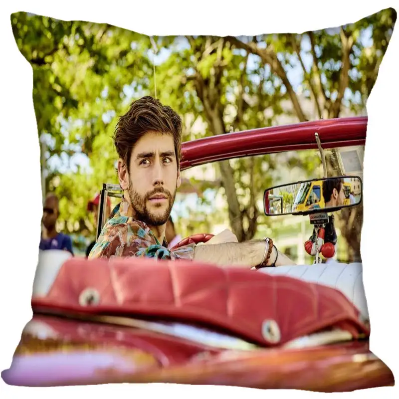 

New Arrival Alvaro Soler Printed Square Satin Pillowcases zipper Custom Pillowcase one side Custom your image gift