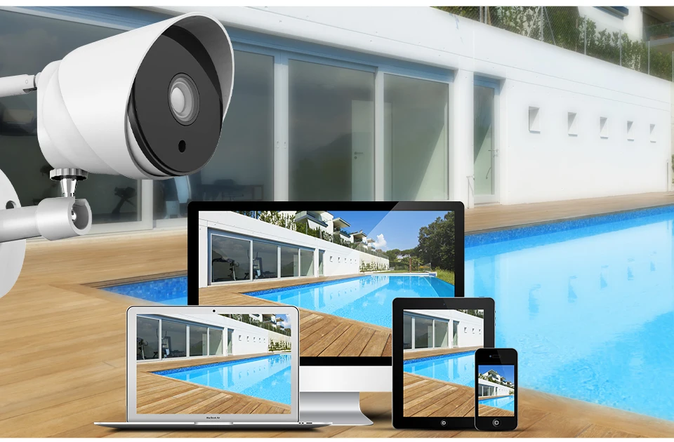 Kervay Водонепроницаемая 1080P уличная HD Wi-Fi ip-камера CCTV Беспроводная P2P камера наблюдения с управлением приложением ночного видения