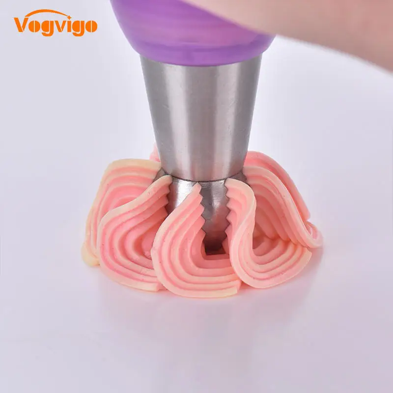 VOGVIGO 2 шт Кондитерские насадки инструменты для украшения торта десертные декораторы Кондитерские насадки для изготовления цветов 304 нержавеющая сталь