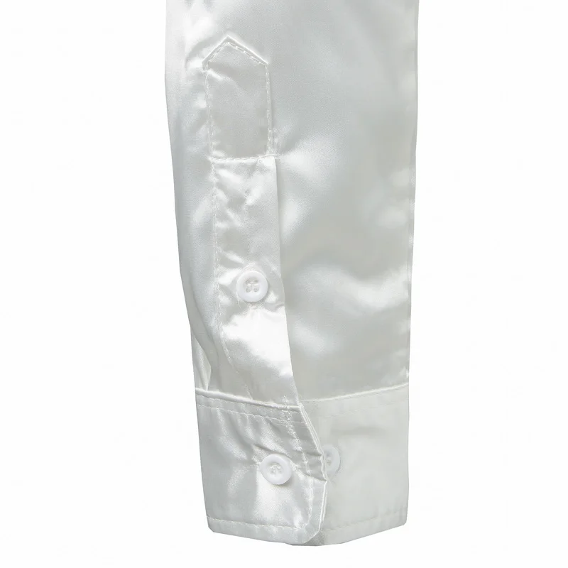 Новые мужские рубашки с длинным рукавом Chemise Homme, модный дизайн, Черная Мужская шелковая рубашка, облегающие рубашки под смокинг, брендовые рубашки Camisa Social