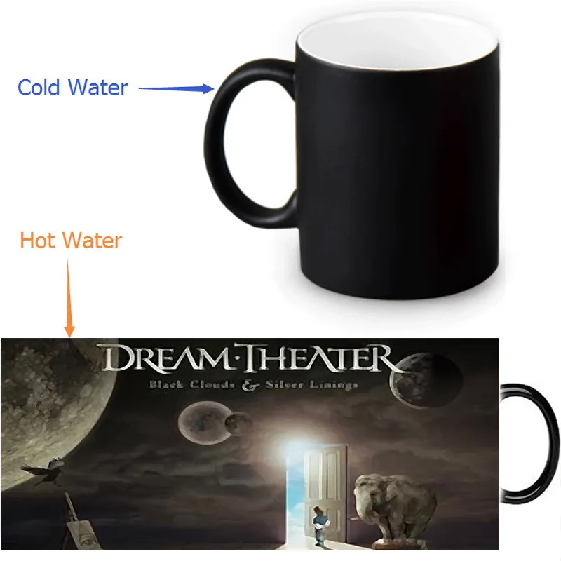 2017 кружки на заказ 12 унций кружка для кофе чая молока чувствительная к нагреванию