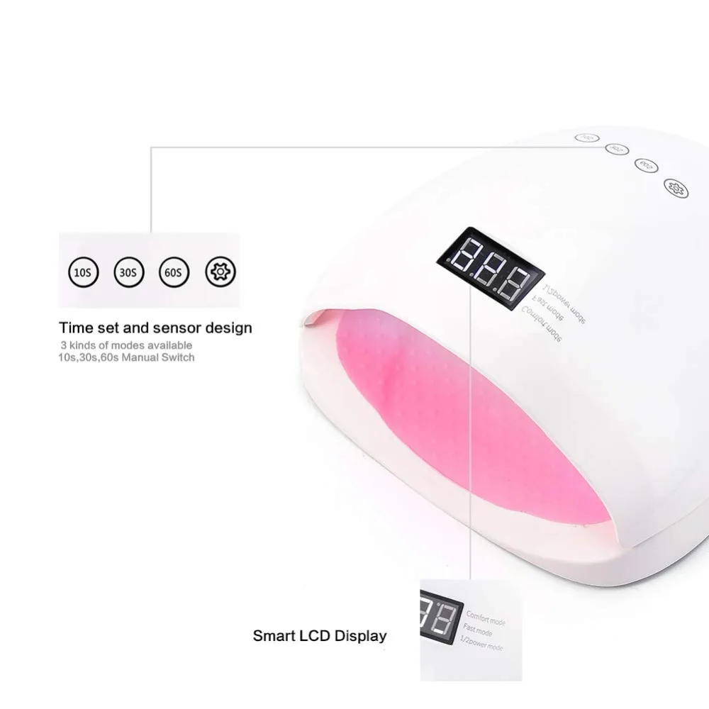 лампа для ногтей EUSCI УФ светодиодная сушки 24 шт. светодиодный двойной светильник