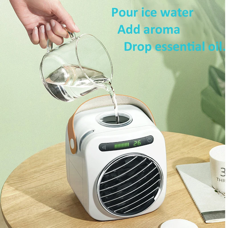 

Mini Electric Air Cooler for Room Portable Air Conditioner Fan Digital Air Conditioning xiaomi mini air conditioner portable fan