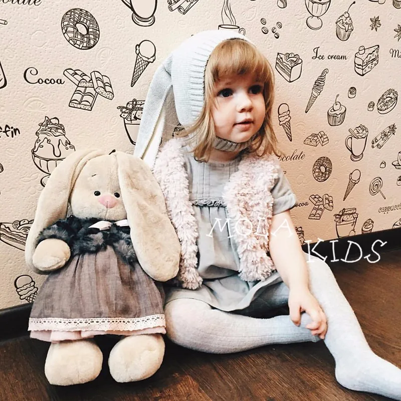 KIKIKIDS/шапочка для малышей с изображением животных; BEBES; для фотосъемки; детский кролик
