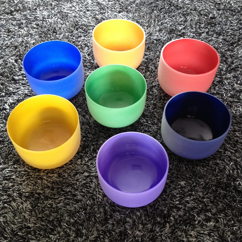 ВЧ 12 дюймов окрашенные пение внутри цвет матовая миска любой Note CDEFGABC #