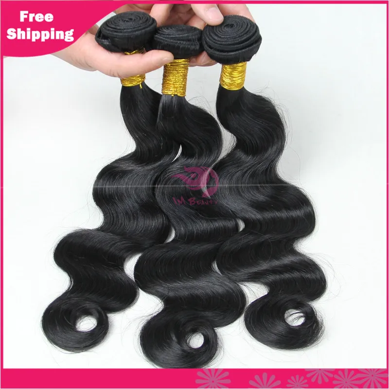 The global drop shipping Unprocessed 6A brazilian virgin hair body wave bundles human weave Brazilian w |