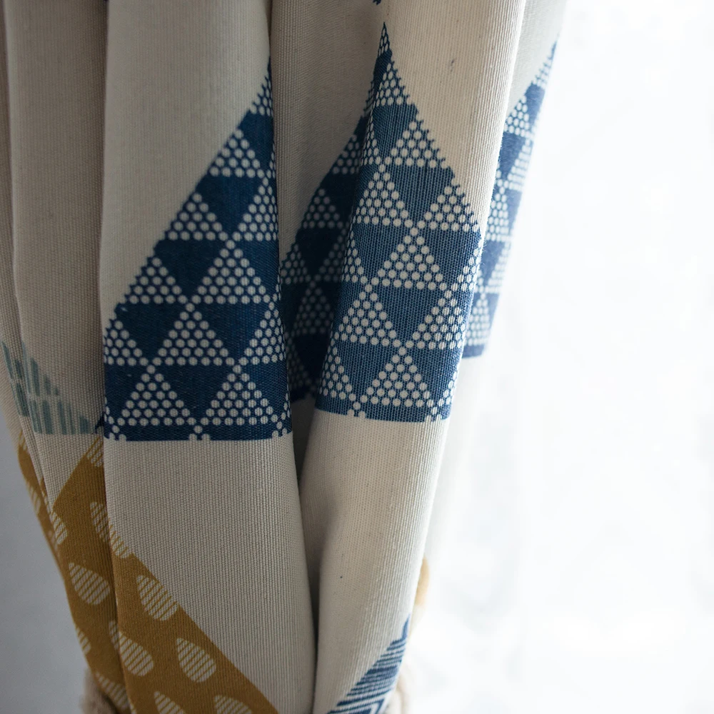 

DSinterior modern design polyester cotton window curtain for living room or bedroom