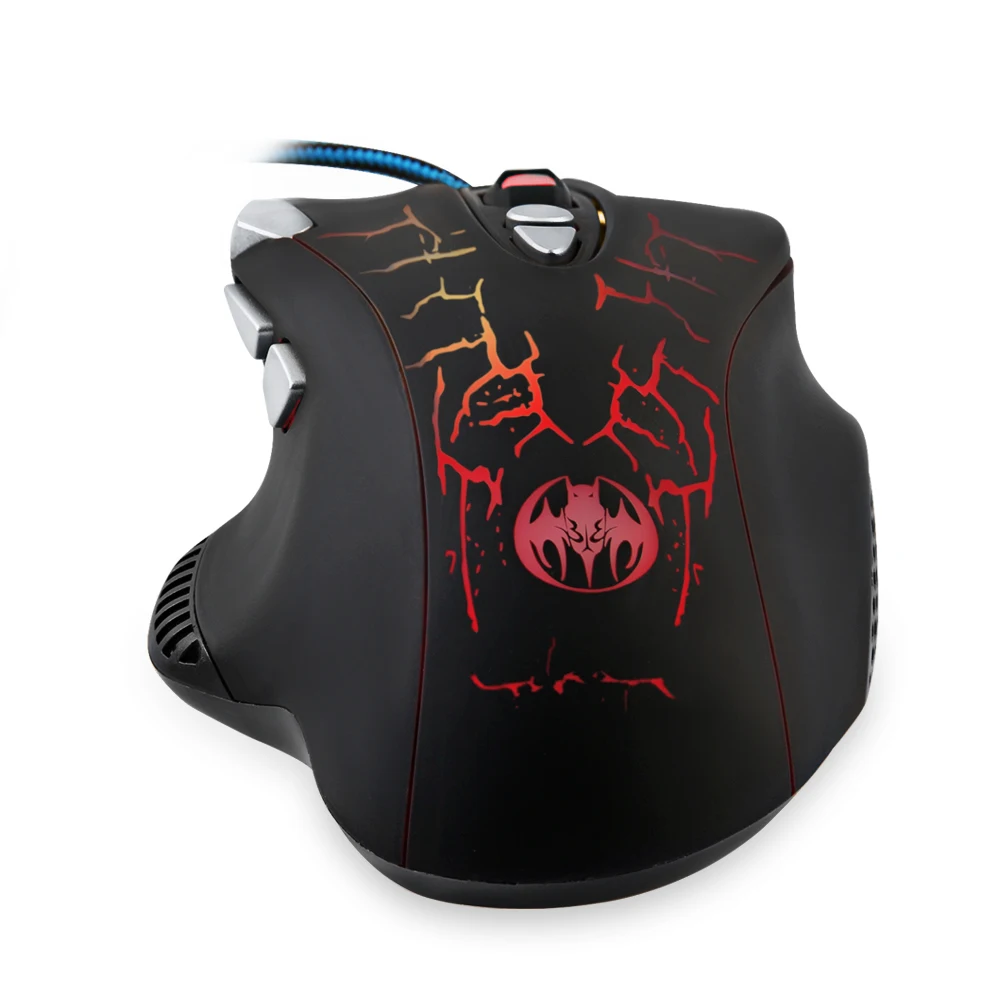 Высокое качество 5500 Точек на дюйм Проводная Мышь 8 кнопок USB оптическая Gamer мыши