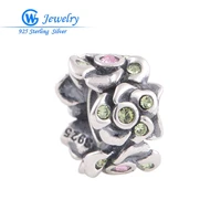 new hot rainbow crystal charms trending hot products 925 sterling silver jewelry fashion jewelry