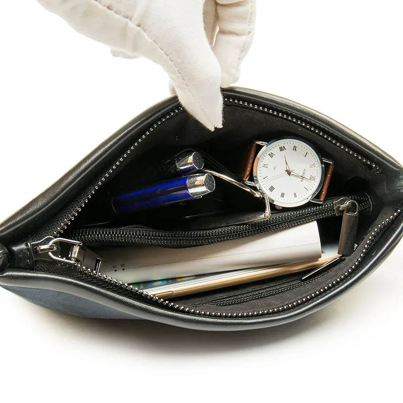 QIGER новый дизайнер нейлон Мужской клатч Для мужчин Повседневное телефон карман