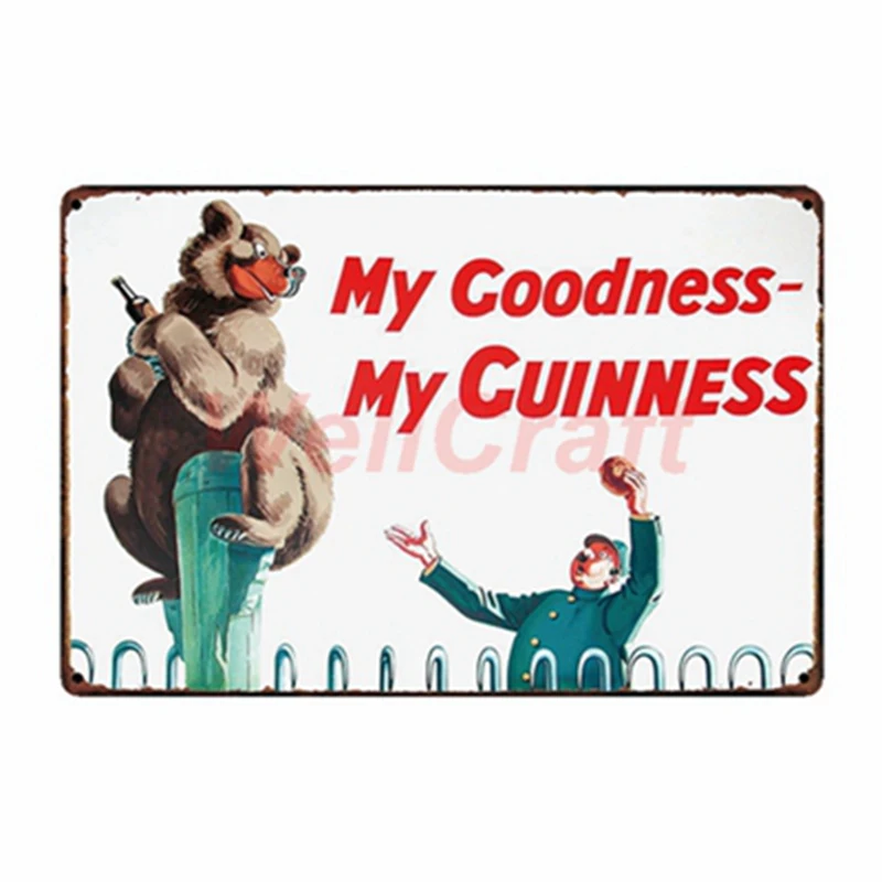 [WellCraft] Guinness металлический плакат настенная доска пивная роспись античный оловянный Знак подарок винтажное ремесло туристический сувенир FG-209 - Цвет: WA 2050