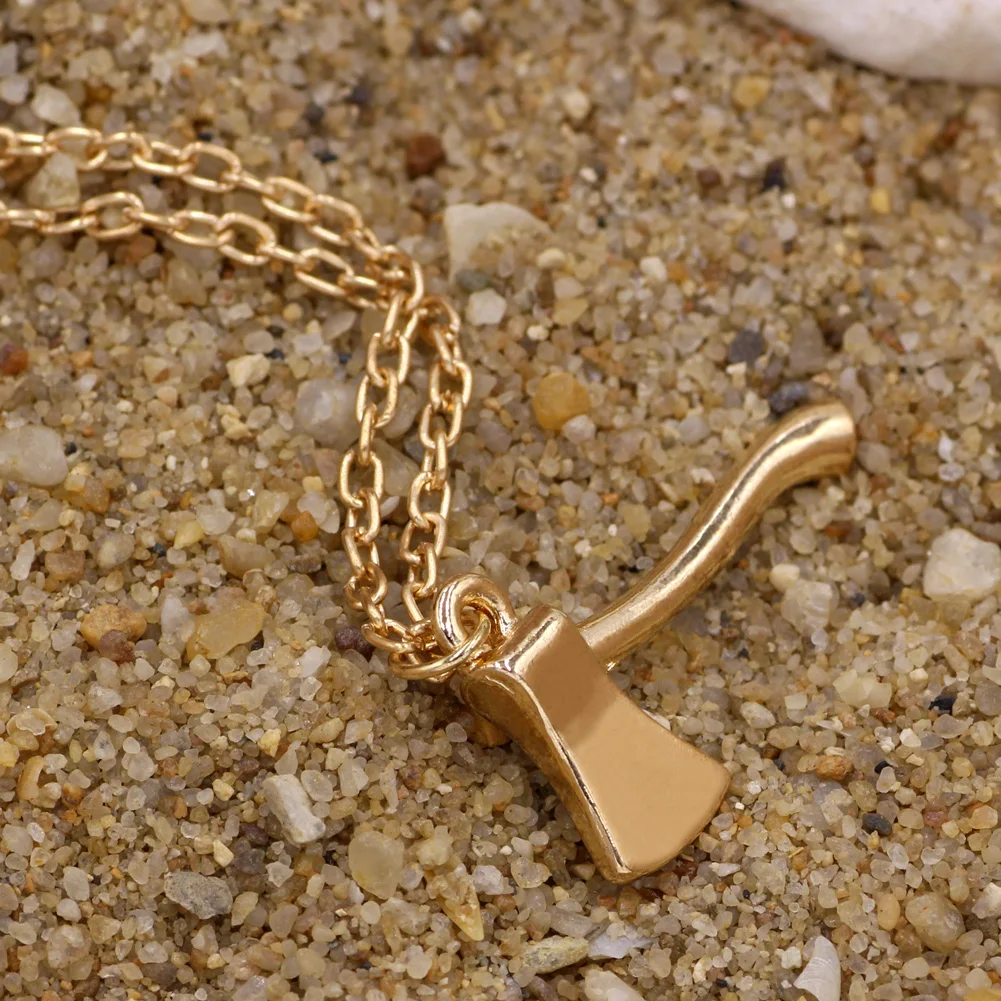 Золотой топор латунь подвеска в виде топора люмберджек Топор Инструмент Охотник