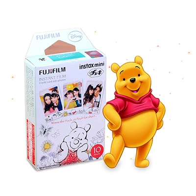 Оригинальная пленка Fujifilm Fuji Instax Mini 9 Винни Пух 10 листов для 8 7s 90 25 dw 50i 50s фотокамера