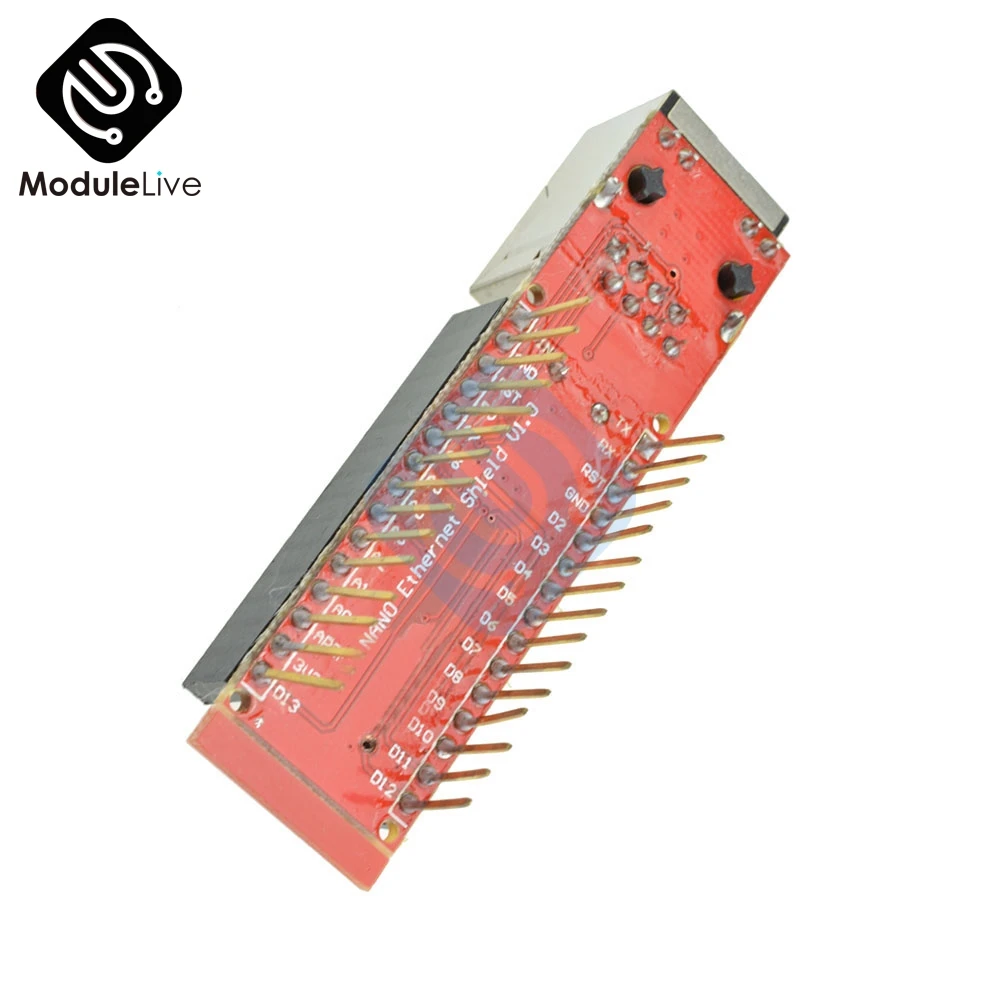 5 шт. ENC28J60 Ethernet щит V1.0 для Arduino Nano микрочип HR911105A RJ45 V3 веб Серверный модуль|Детали и