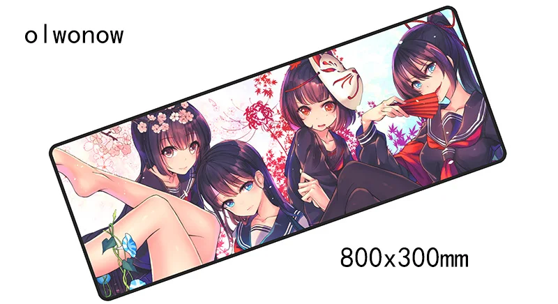 Size 800x300x2mm Коврик для мыши dxd для средней школы 800x300 мм, коврик для мыши, коврик для компьютерной мыши, Подарочный игровой коврик, высокое качество, коврик для мыши для геймера - Цвет: Size 800x300x2mm