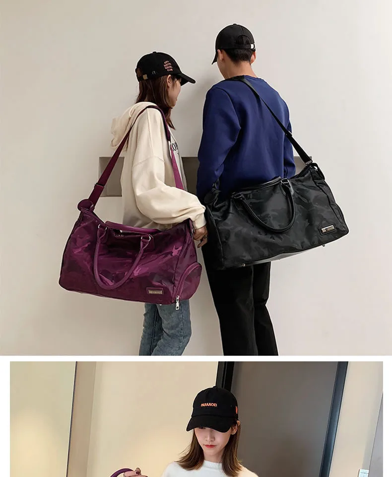 Wobag, модная Дорожная сумка на короткие расстояния, Оксфорд, водонепроницаемая, большая вместительность, мужская и женская спортивная сумка, камуфляжная, ручная сумка для багажа
