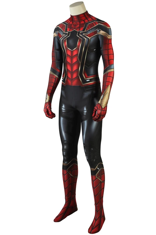New Spider-Man homecoming Avengers Infinity War Cosplay Peter Parker Costume Hallowmas Jumpsuits Mask Accessories