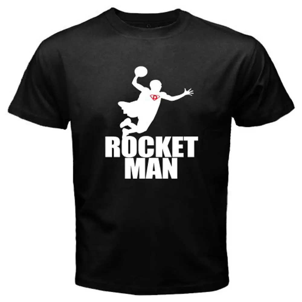 Dwight Howard Superman Rocket Man Баскетбол Мужская черная футболка размер мультфильм Унисекс