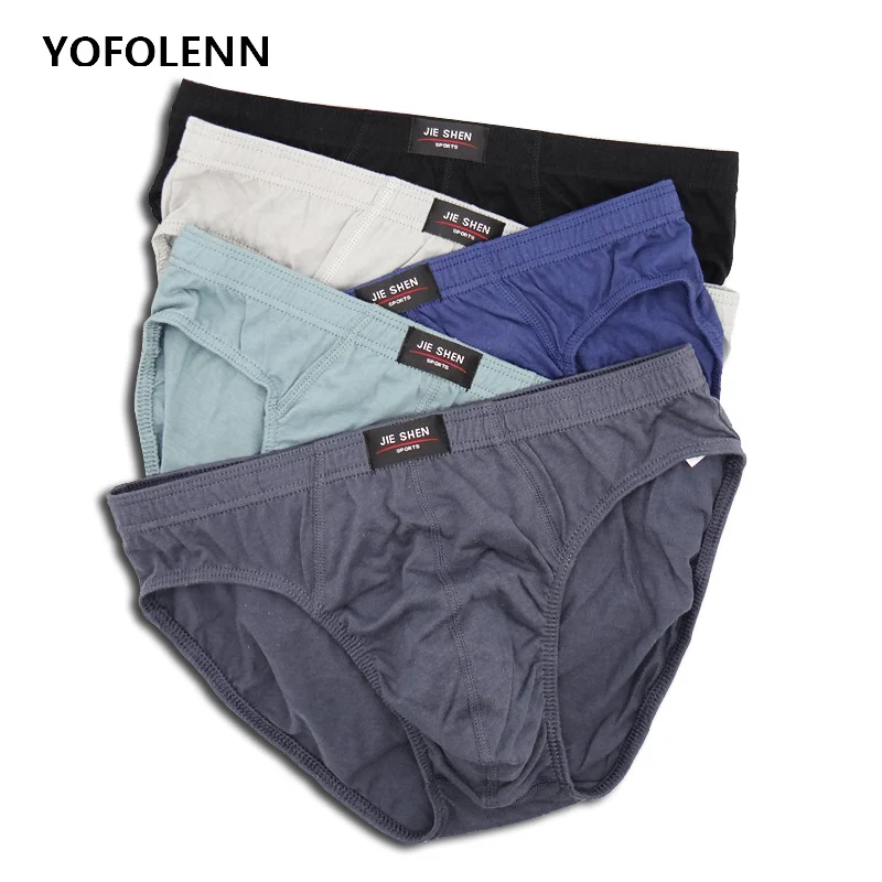 

5 шт./лот, дышащее хлопковое Мужское нижнее белье, мужские трусы размера плюс, комфортное боди, однотонные сексуальные u-образные выпуклые ка...