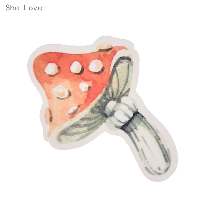 She Love 50 шт. осенние листья цветочные бумажные наклейки DIY канцелярские украшения этикетки ремесло