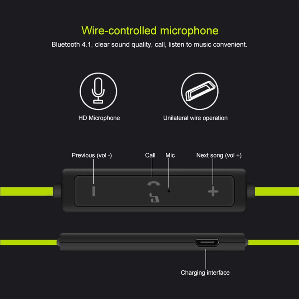 FineBorn Водонепроницаемый спортивные Беспроводной Bluetooth наушники для телефона