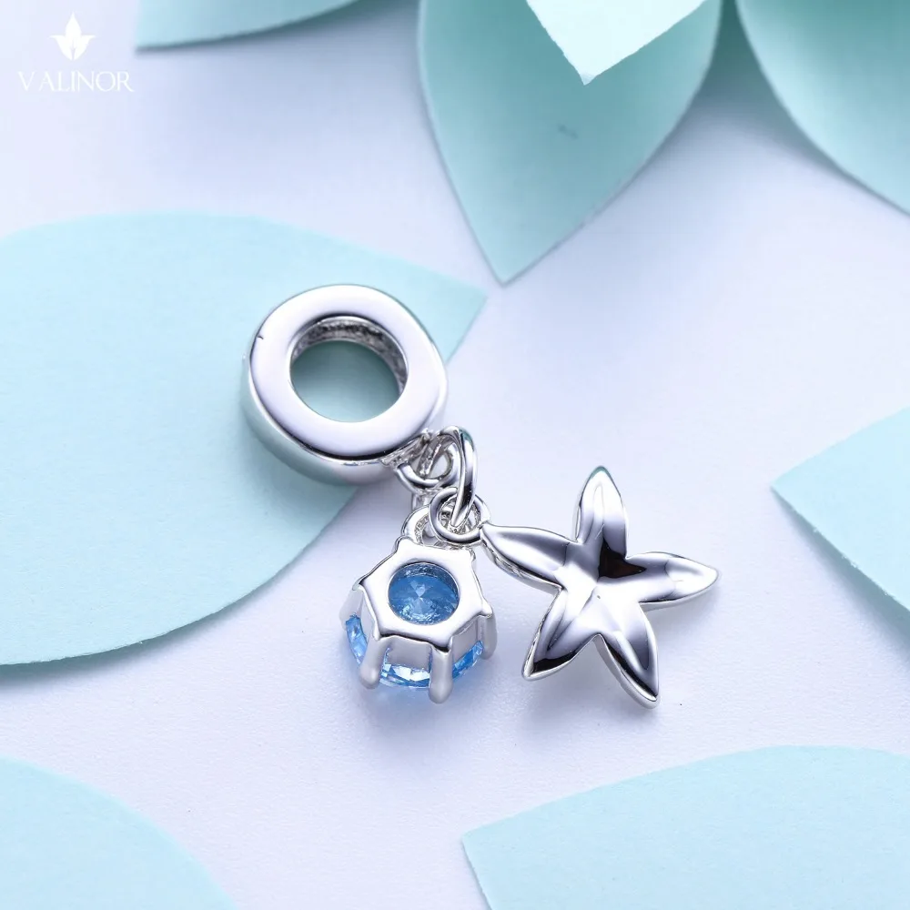 Видео! Звёзды имеют синее сердце стандартные подвески для браслетов никогда не