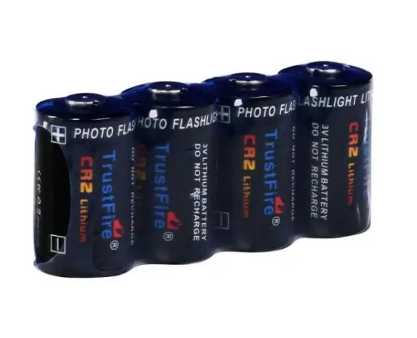 

4pcs/lot High Quality TrustFire CR2 3V 750mAh Lithium Battery Li-ion Disposable Batteries CR 2 for Flashlights Headlamps Camera