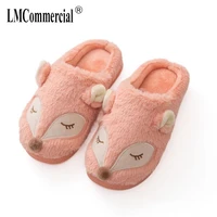 women anime slippers lovers warm woman slippers winter plush home floor shoes house slippers fur slippers unisex cute funny gift