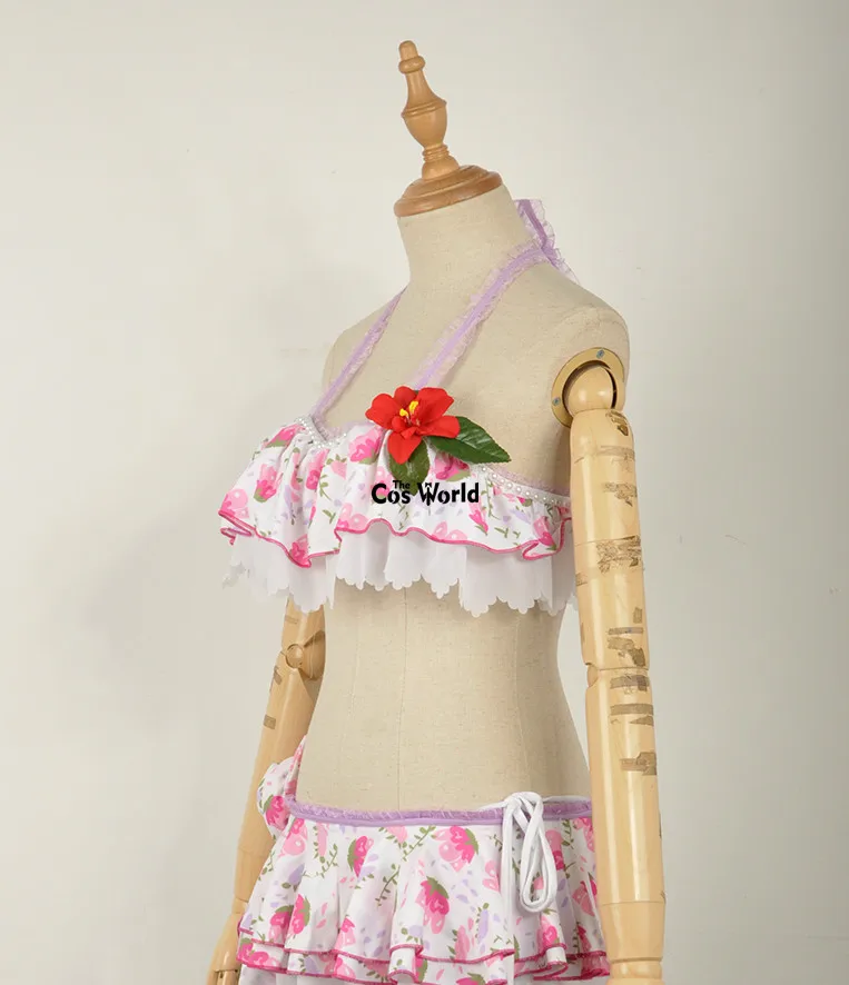 Love Live Sunshine Aqours Sakurauchi Riko купальник купальный костюм бикини топы юбки наряд аниме