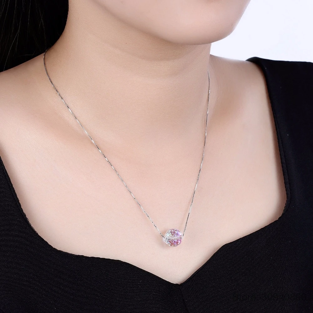 Женское Ожерелье LEKANI с кристаллами Swarovski, хорошее ювелирное изделие, ожерелье с кулоном из кристаллов, хорошее ювелирное изделие