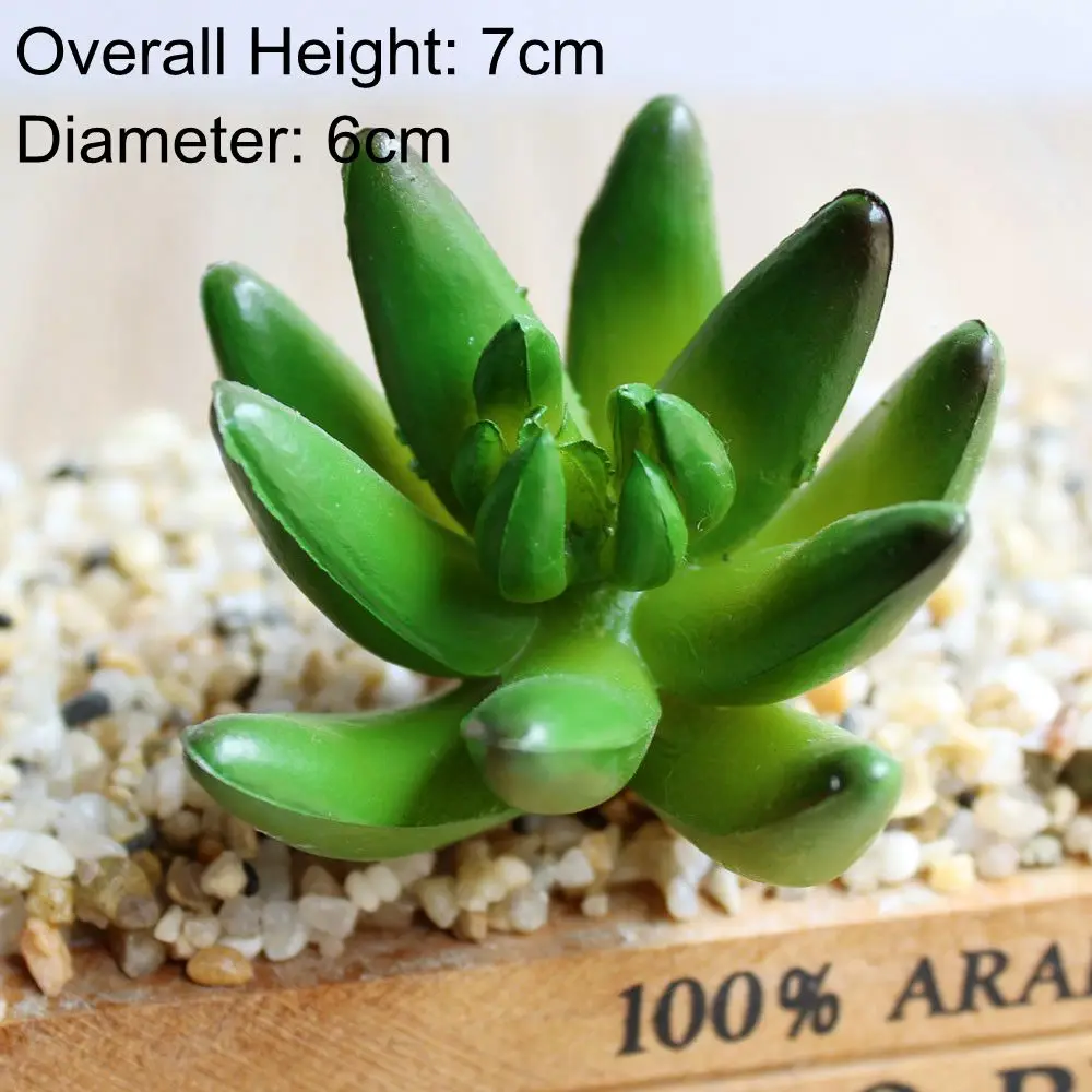 39Styles Green Artificial Succulents Plants for Home Garden Decoration Wedding Plants Wall Flower Arrangement Bonsai Fake Plants - Цвет: ShenLu XianRenZhi