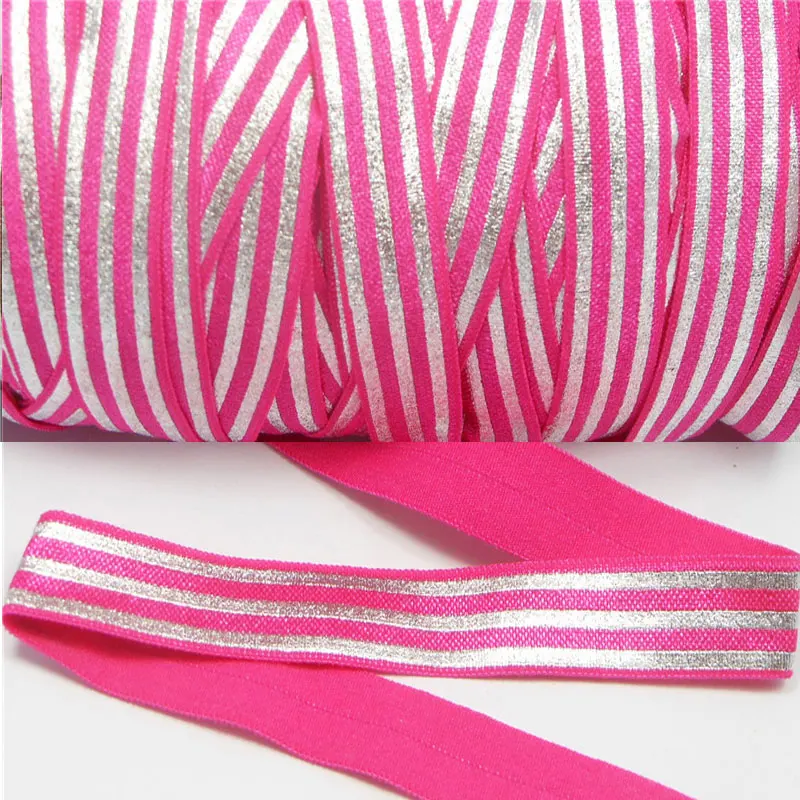 16 мм 20 ярдов серебряная фольга печатная полоса лента складной эластичный сделай