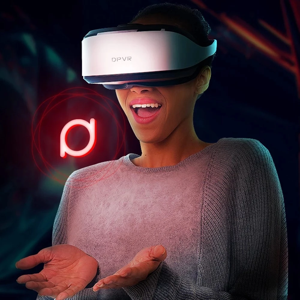 DeePoon E3-C 3D VR гарнитура Очки виртуальной реальности 2,5 K Быстрый переключатель ЖК-экран/Поддержка пара VR/VRonline